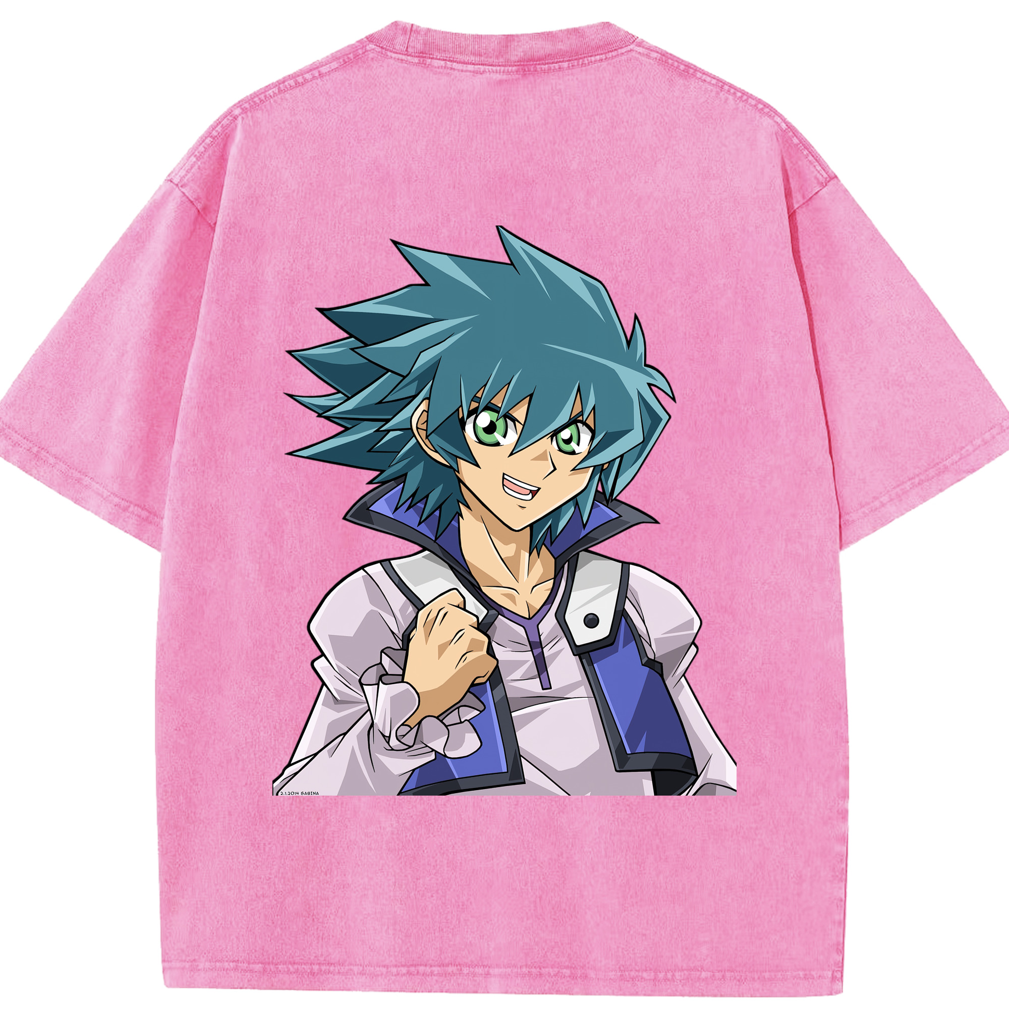 （画像用） 遊☆戯☆王 Yu-Gi-Oh! 綿100% ヴィンテージ風 半袖Tシャツ（背面プリント）
